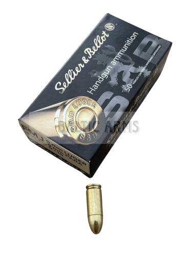 Sellier & Bellot 9x19 Luger (50 vnt.)